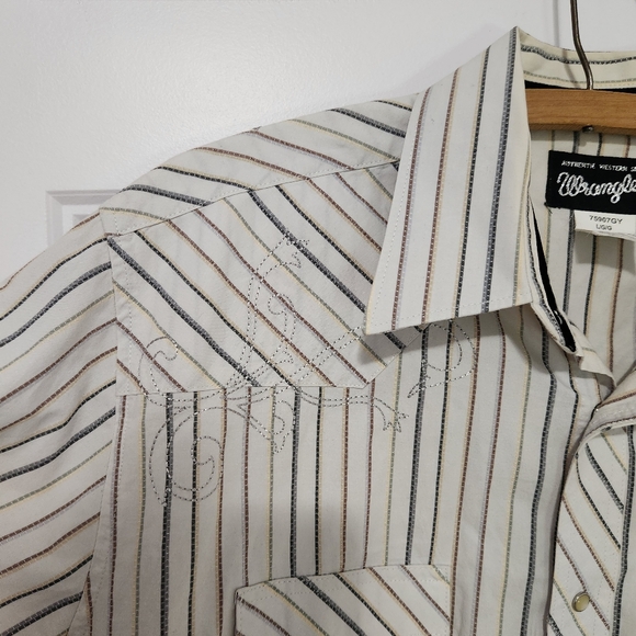 Vintage Wrangler Pearl Snap - Picture 5 of 7